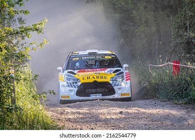 Kris Princen, Winner Of The 45th Sezoensrally 2022 With A Citroën DS3 WRC, Bocholt, Limburg, Belgium, May 12 2022 