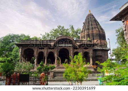 Krishnapura Chhatri, Indore, Madhya Pradesh. Indian Architecture. Ancient Architecture of Indian temple. Foto d'archivio © 