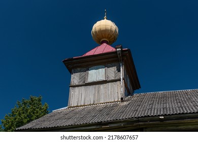 Krivani Old Believers Church In Sunny Summer Day, Latvia.