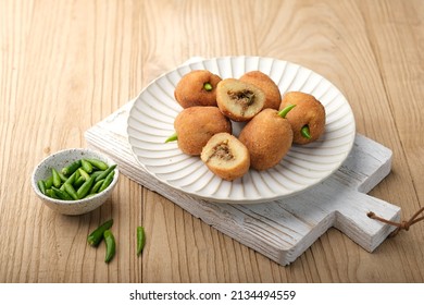 Kroket Or Croquette Is A Dish Consisting Of Ragout Coated With Egg White And Breadcrumbs And Then Deep-fried.