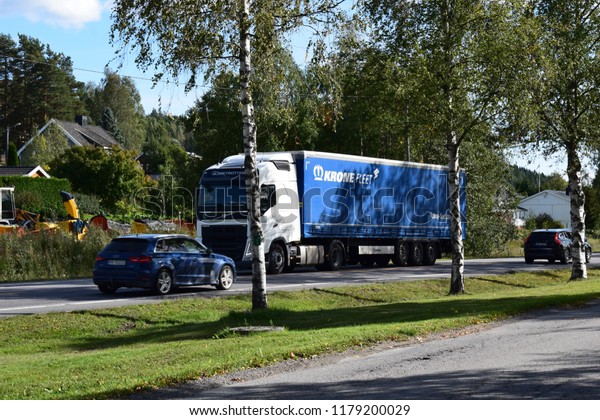 Krone Fleet Logo On Volvo Truck Stock Photo Edit Now