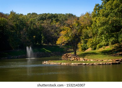 Krug Park Pond In Saint Joseph Missouri