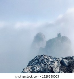 Krum Mountains In Mystical Fog