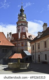 Krumlov Castle in Spring