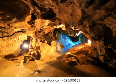 Krychtaleva cave indoor view, Ukraine 