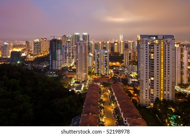 Kuala Lumpur City At Night