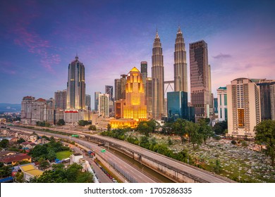  Kuala Lumpur. Cityscape image of Kuala Lumpur, Malaysia during sunset.