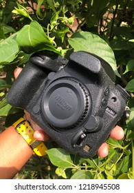 Kuala Lumpur, Malaysia - 02 November 2018 : A Nikon D750 Camera With Silicon Cover