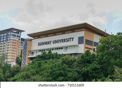 Kuala Lumpur, Malaysia - 06 Sept 2017: Sunway University At Sunway Lagoon Theme Park In Bandar Sunway.