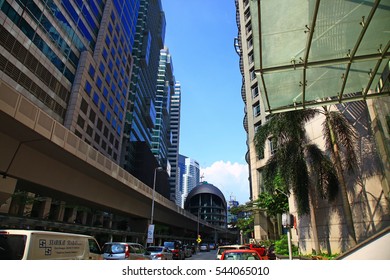 KUALA LUMPUR, MALAYSIA - 25 SEPTEMBER, 2013: View Of The Kuala Lumpur Sentral Railway Station.