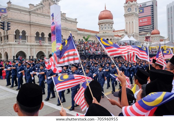 Kuala Lumpur Malaysia 29th August 2017 Stock Photo Edit Now 705960955