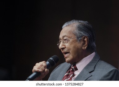 Kuala Lumpur, Malaysia - April 18,2019. Malaysia Prime Minister, Tun Dr Mahathir Mohamad