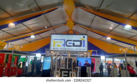 Kuala Lumpur, Malaysia - August 19, 2022 : Government Initiative Opening Events In A Tent Setting . Selective Focus.