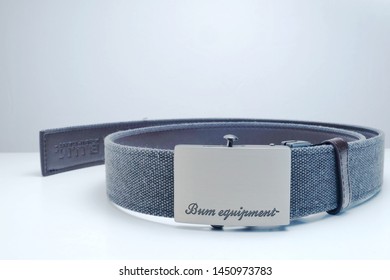 "Kuala Lumpur, Malaysia- Circa July, 2019: A picture of BUM Equipment belt on white isolated background."