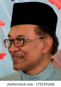 Kuala Lumpur, Malaysia - Circa June 2018 : Anwar Ibrahim The Malaysian Politician Seen At Putrajaya.