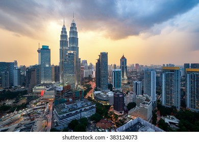 Beautiful Scenery Kuala Lumpur City Centre Stock Photo (Edit Now) 564334333