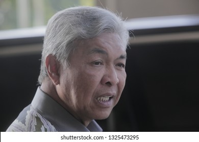 Kuala Lumpur, Malaysia - February 28,2019: UMNo President, Datuk Dr Ahmad Zahid Hamidi