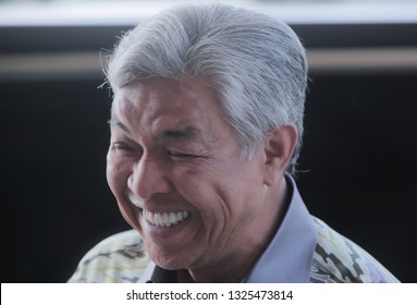 Kuala Lumpur, Malaysia - February 28,2019: UMNo President, Datuk Dr Ahmad Zahid Hamidi