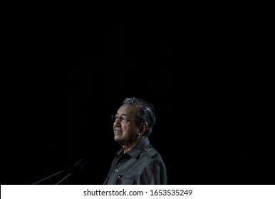 KUALA LUMPUR, MALAYSIA - JANUARY 19,2020.  Prime Minister Of Malaysia, Tun Dr Mahathir Mohamad