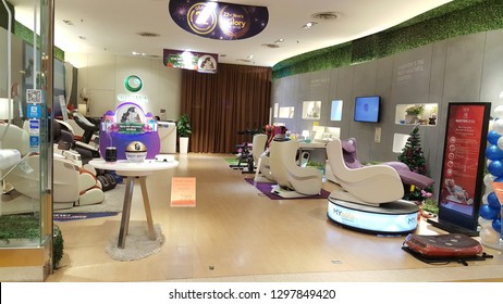 Kuala Lumpur / Malaysia - January 25 2019:  Ogawa Massage Chair Store