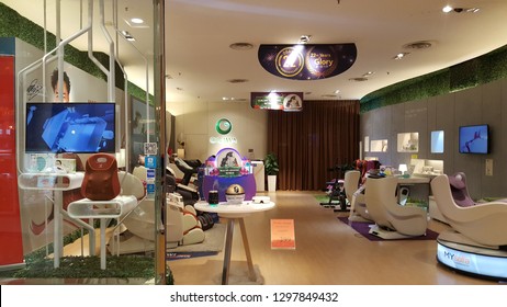 Kuala Lumpur / Malaysia - January 25 2019:  Ogawa Massage Chair Store