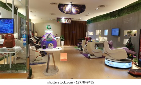 Kuala Lumpur / Malaysia - January 25 2019:  Ogawa Massage Chair Store