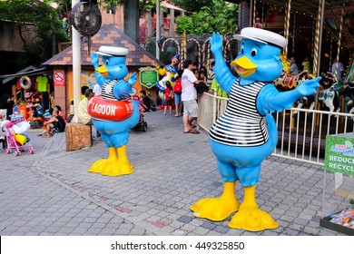 KUALA LUMPUR, MALAYSIA - July 06, 2016 : Sunway Lagoon Theme Park, Built And Owned By The Sunway Group.