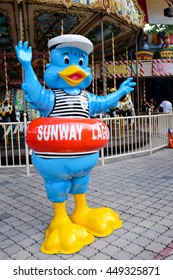 KUALA LUMPUR, MALAYSIA - July 06, 2016 : Sunway Lagoon Theme Park, Built And Owned By The Sunway Group.