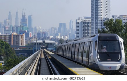 Malaysia Mrt Mass Rapid Transit Train Stock Photo (Edit Now) 690965176