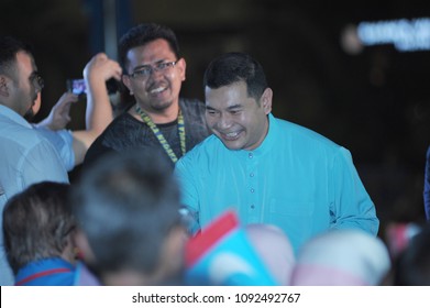 KUALA LUMPUR, MALAYSIA - MAY 16 2018: Pakatan Harapan Political Party And Rafizi Ramli Give A Speech In Kuala Lumpur, Malaysia.