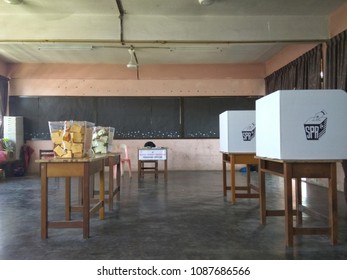 Kuala Lumpur Malaysia - May 9, 2018 : Malaysian Polling During 14th Malaysian General Election On May 9, 2018 In Kuala Lumpur Malaysia

