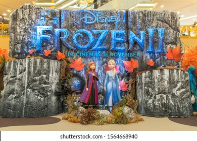 KUALA LUMPUR, MALAYSIA - NOVEMBER 17, 2019: Frozen 2 Magical Journey Roadshow At Kuala Lumpur For The Promotion Of New Disney Movie