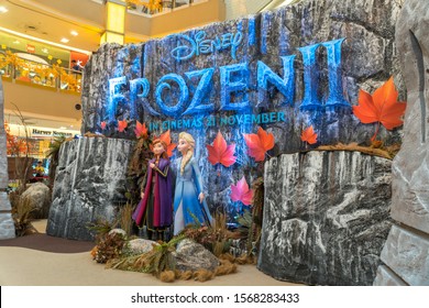 KUALA LUMPUR, MALAYSIA - NOVEMBER 17, 2019: Frozen 2 Magical Journey Roadshow At Kuala Lumpur For The Promotion Of New Disney Movie