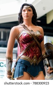 KUALA LUMPUR, MALAYSIA - NOVEMBER 19, 2017: Wonder Woman From Justice League Movie