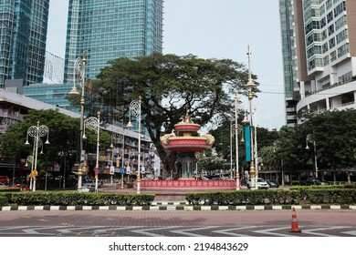 Kuala Lumpur, Malaysia - November, 2017: Street View Near Bricfields, Kuala Lumpur.