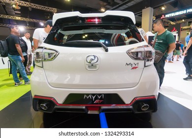 KUALA LUMPUR, MALAYSIA - NOVEMBER 23, 2018: Perodua Myvi GT At Kuala Lumpur Motor Show