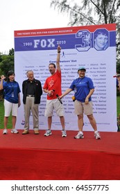 KUALA LUMPUR, MALAYSIA - NOVEMBER 7: Mr Douglas Bingeman At Start The Run Terry Fox Run KL At Taman Titiwangsa November 7, 2010 In Kuala Lumpur, Malaysia.