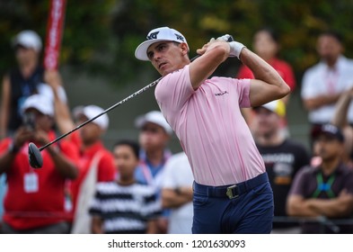 Kuala Lumpur, Malaysia - October 11, 2018 : Billy Horschel Of United States During First Round Of The CIMB Classic 2018 At TPC Kuala Lumpur.
