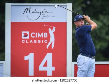 Kuala Lumpur, Malaysia - October 11, 2018 : Gary Woodland Of United States During CIMB Classic 2018 At TPC Kuala Lumpur.