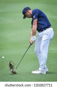 Kuala Lumpur, Malaysia - October 11, 2018 : Gary Woodland Of United States During CIMB Classic 2018 At TPC Kuala Lumpur.