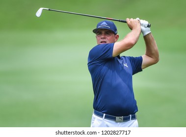 Kuala Lumpur, Malaysia - October 11, 2018 : Gary Woodland Of United States During CIMB Classic 2018 At TPC Kuala Lumpur.