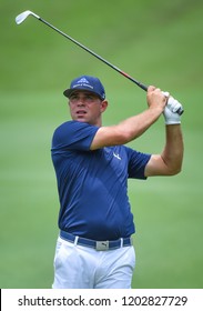 Kuala Lumpur, Malaysia - October 11, 2018 : Gary Woodland Of United States During CIMB Classic 2018 At TPC Kuala Lumpur.