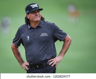 Kuala Lumpur, Malaysia - October 11, 2018 : Pat Perez Of United States During CIMB Classic 2018 At TPC Kuala Lumpur.