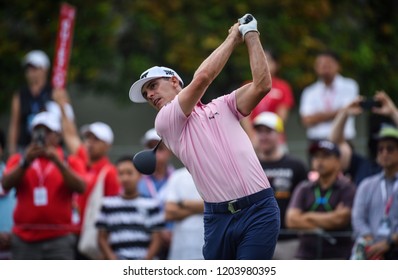 Kuala Lumpur, Malaysia - October 11, 2018 : Billy Horschel Of United States During First Round Of The CIMB Classic 2018 At TPC Kuala Lumpur.
