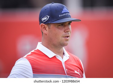 Kuala Lumpur, Malaysia - October 11, 2018 : Gary Woodland Of United States During CIMB Classic 2018 At TPC Kuala Lumpur.