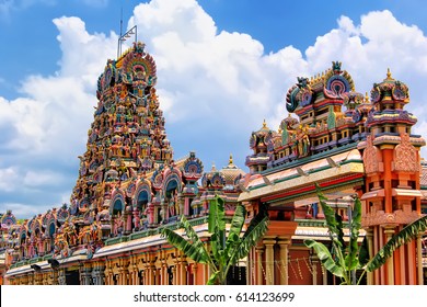 The Kuala Lumpur Malaysia - Sri Maha Mariamman Temple Dhevasthanam, Hindu temple in Chinatown 