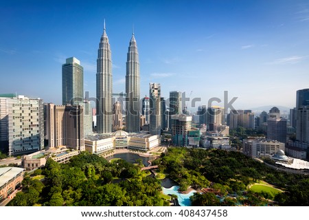 Kuala lumpur skyline, Malaysia