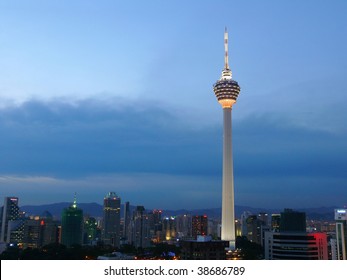 Kuala Lumpur Tower Night View