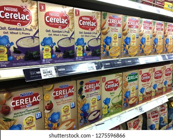 Kuala Lumpur,MALAYSIA- 6 January 2019 : One Of The Famous Nestlé Product, Cerelac Baby Food