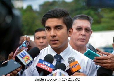 Kuala Lumpur/Malaysia - January 2, 2019: Youth And Sports Minister Of Malaysia Syed Saddiq Abdul Rahman During A Press Conference.